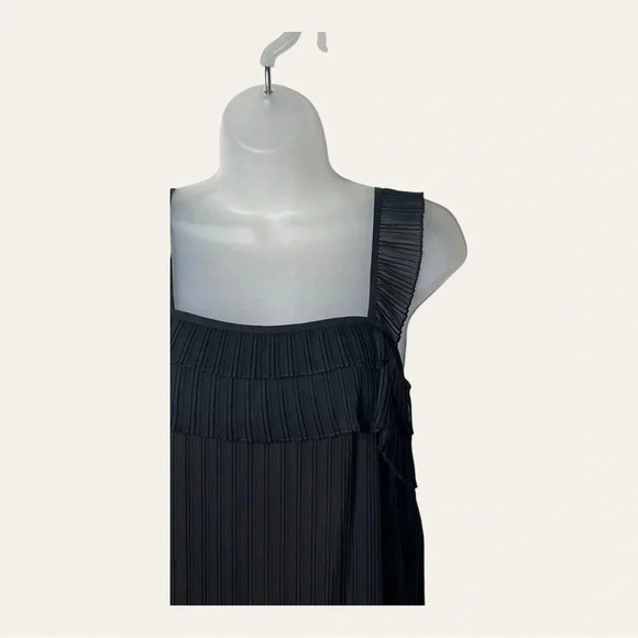 0485W. JUICY COUTURE MINI DRESS ACCORDION BLACK AND PINK IN COLOR‎ SIZE 0 - Picture 2 of 13